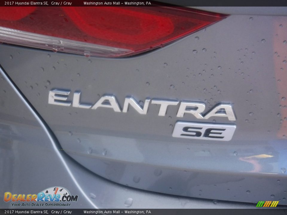 2017 Hyundai Elantra SE Gray / Gray Photo #10