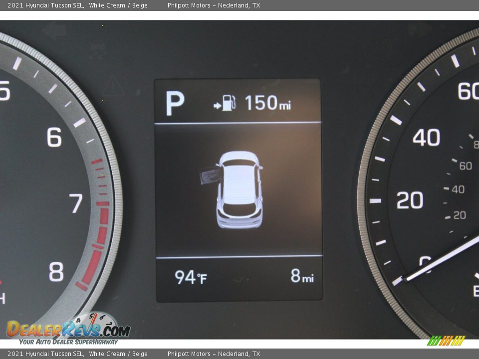 2021 Hyundai Tucson SEL White Cream / Beige Photo #12