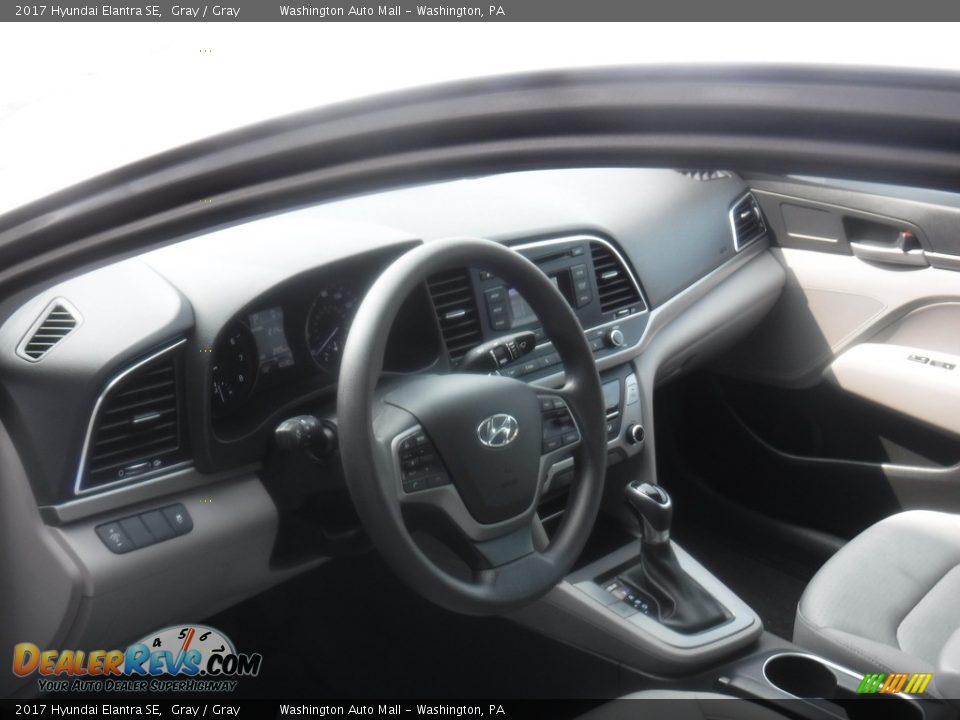 2017 Hyundai Elantra SE Gray / Gray Photo #12