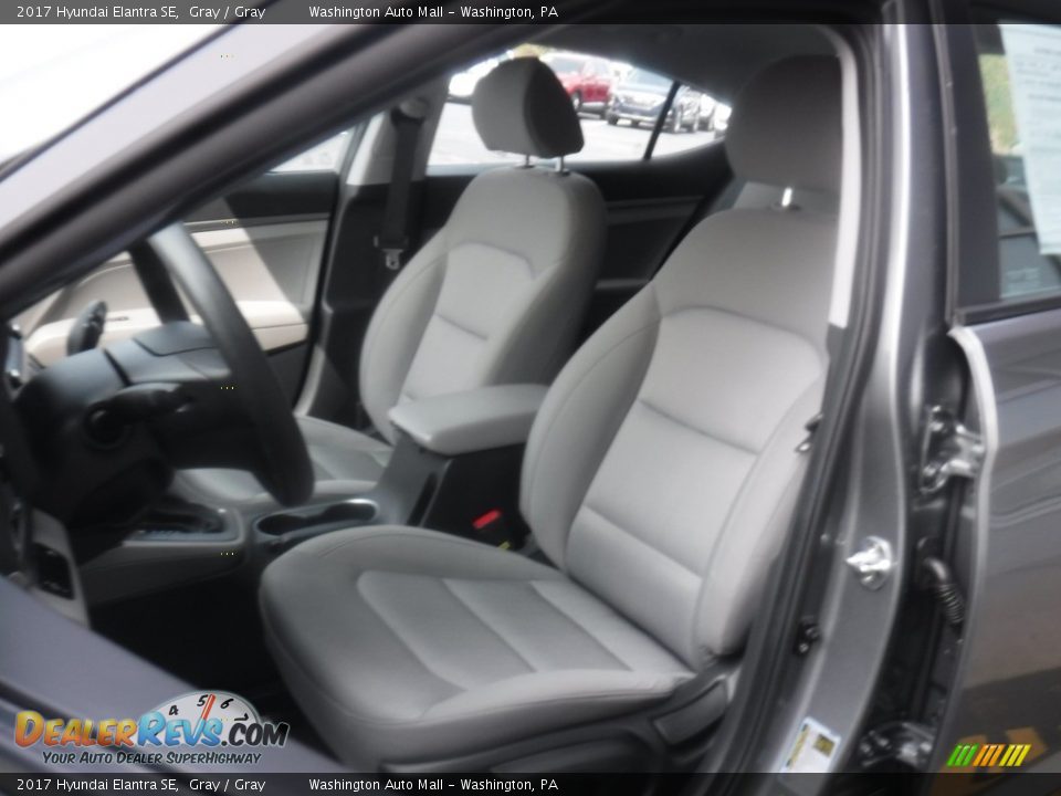2017 Hyundai Elantra SE Gray / Gray Photo #13