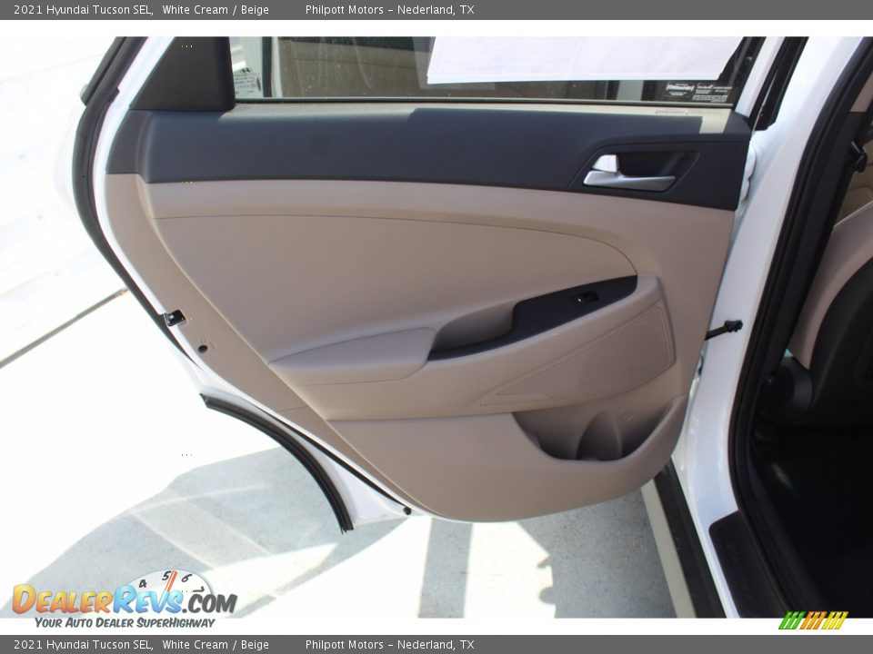 2021 Hyundai Tucson SEL White Cream / Beige Photo #17