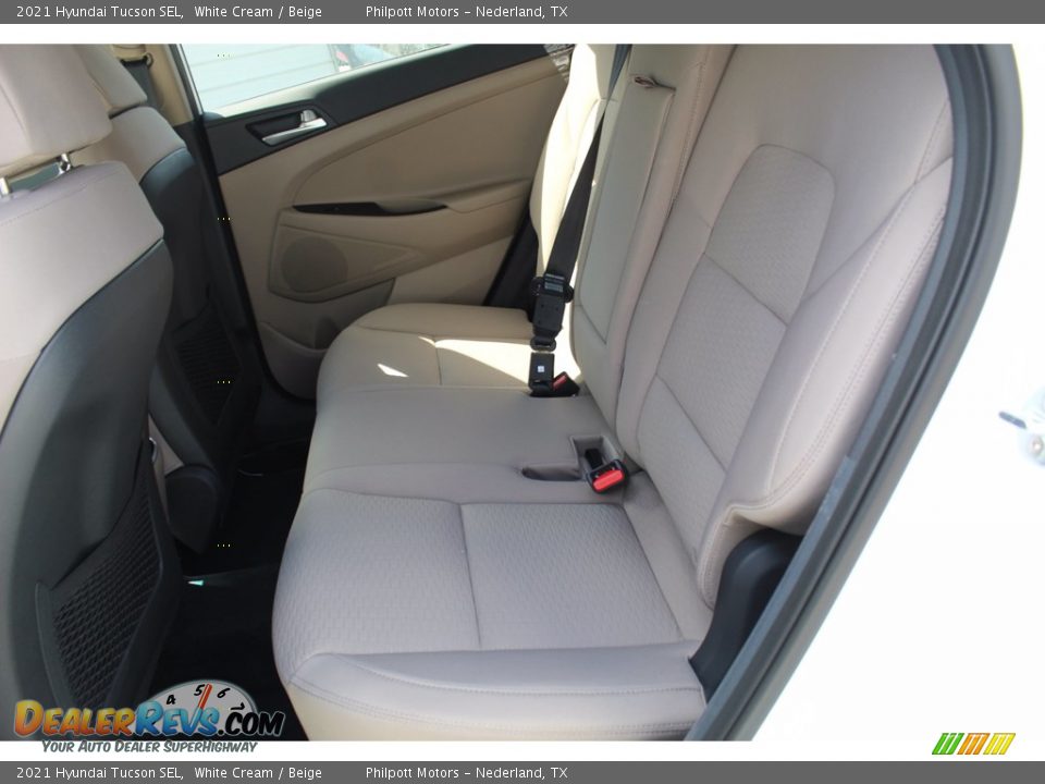 2021 Hyundai Tucson SEL White Cream / Beige Photo #18