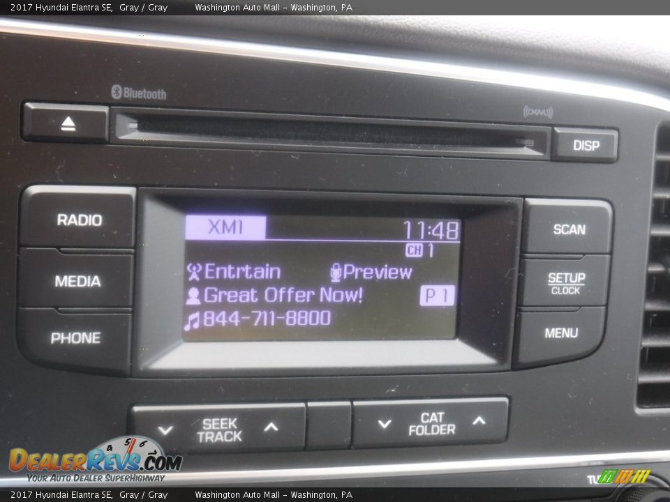 2017 Hyundai Elantra SE Gray / Gray Photo #17