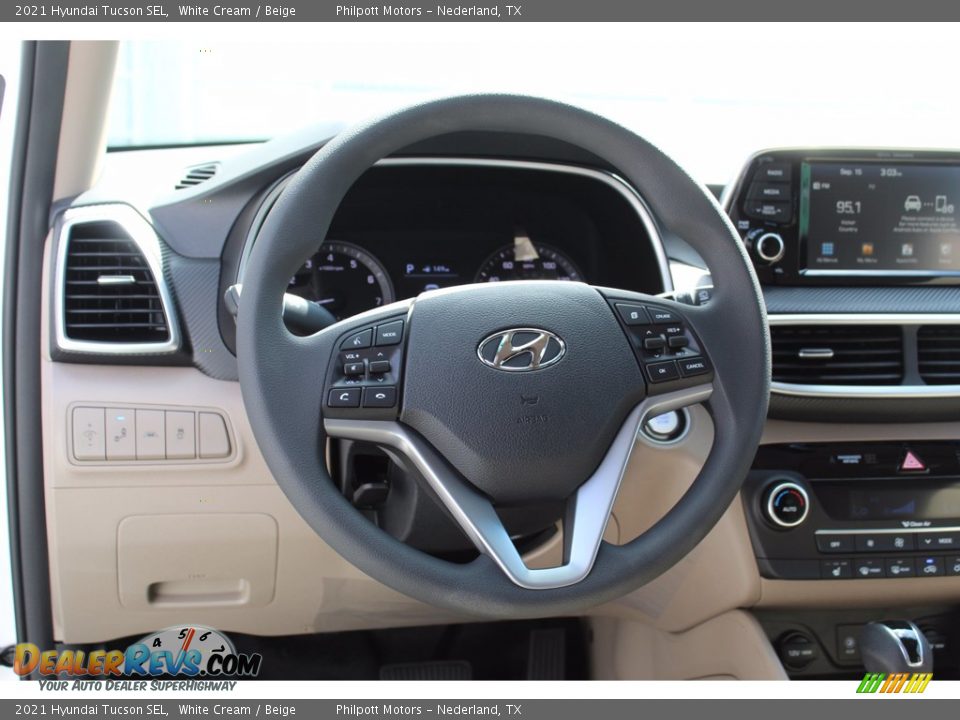 2021 Hyundai Tucson SEL White Cream / Beige Photo #20