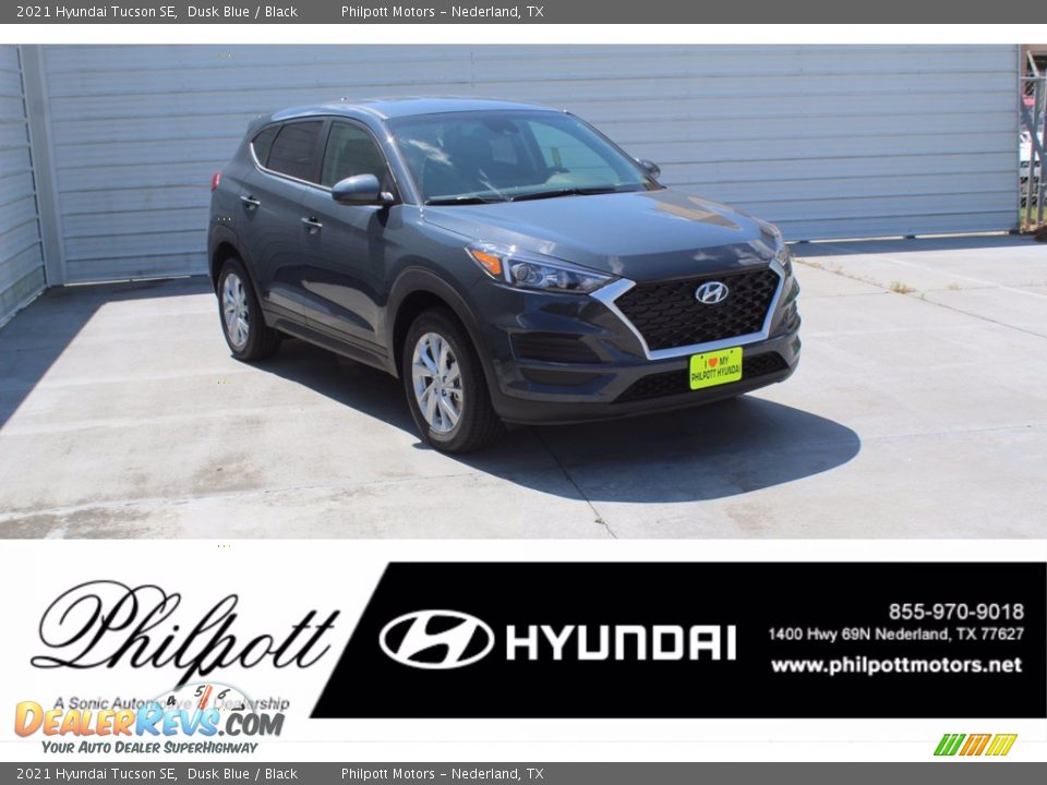 2021 Hyundai Tucson SE Dusk Blue / Black Photo #1