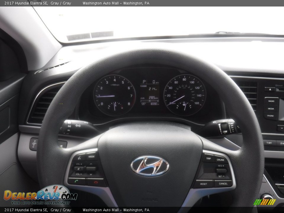 2017 Hyundai Elantra SE Gray / Gray Photo #23