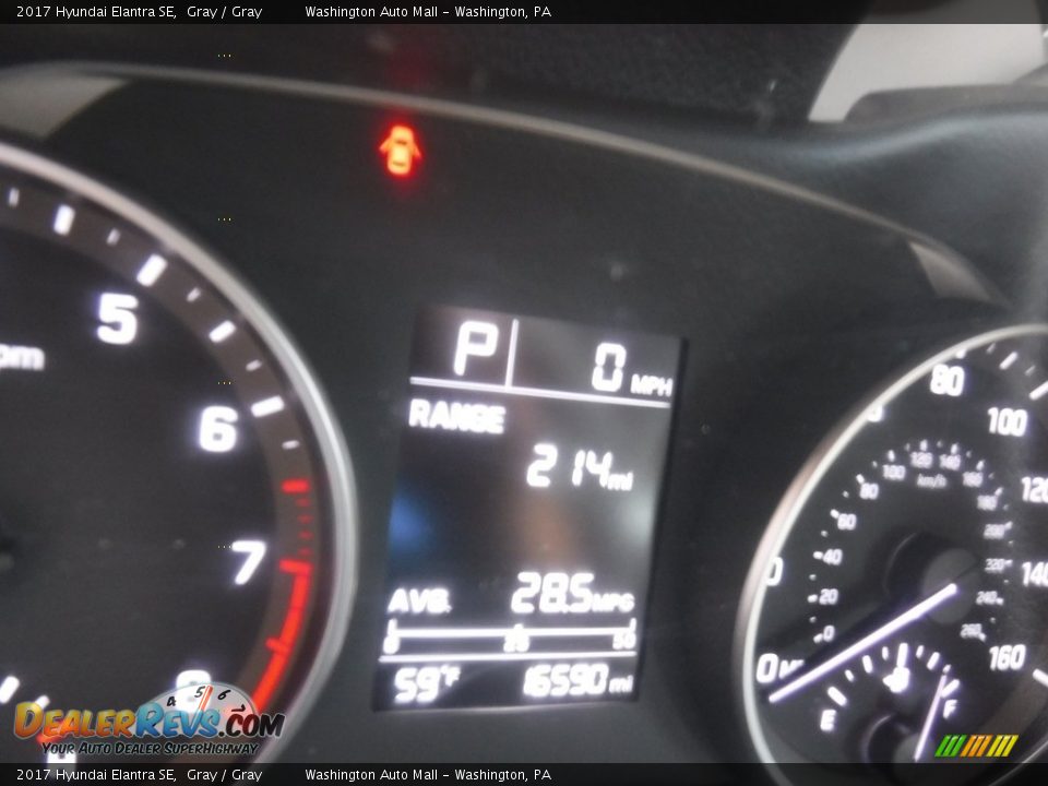 2017 Hyundai Elantra SE Gray / Gray Photo #28