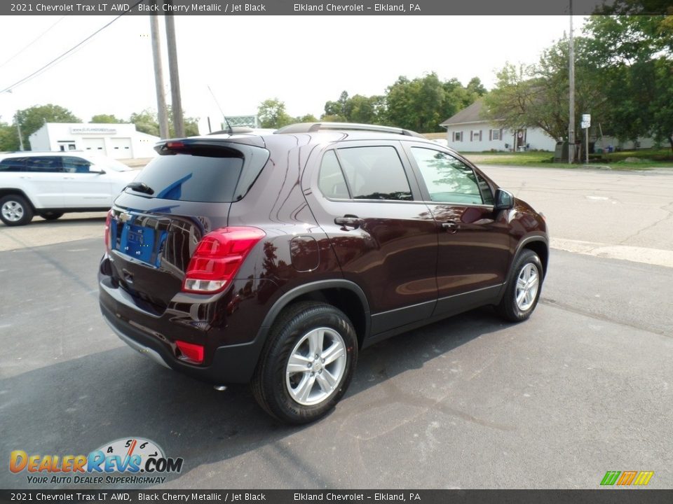 2021 Chevrolet Trax LT AWD Black Cherry Metallic / Jet Black Photo #7