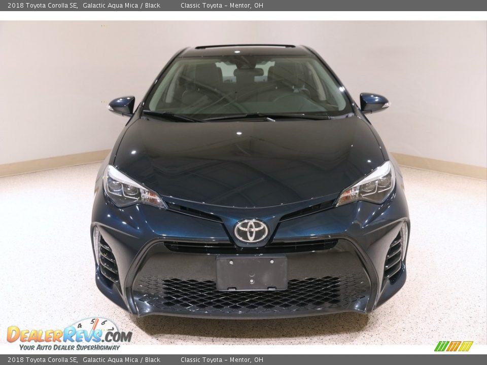 2018 Toyota Corolla SE Galactic Aqua Mica / Black Photo #2