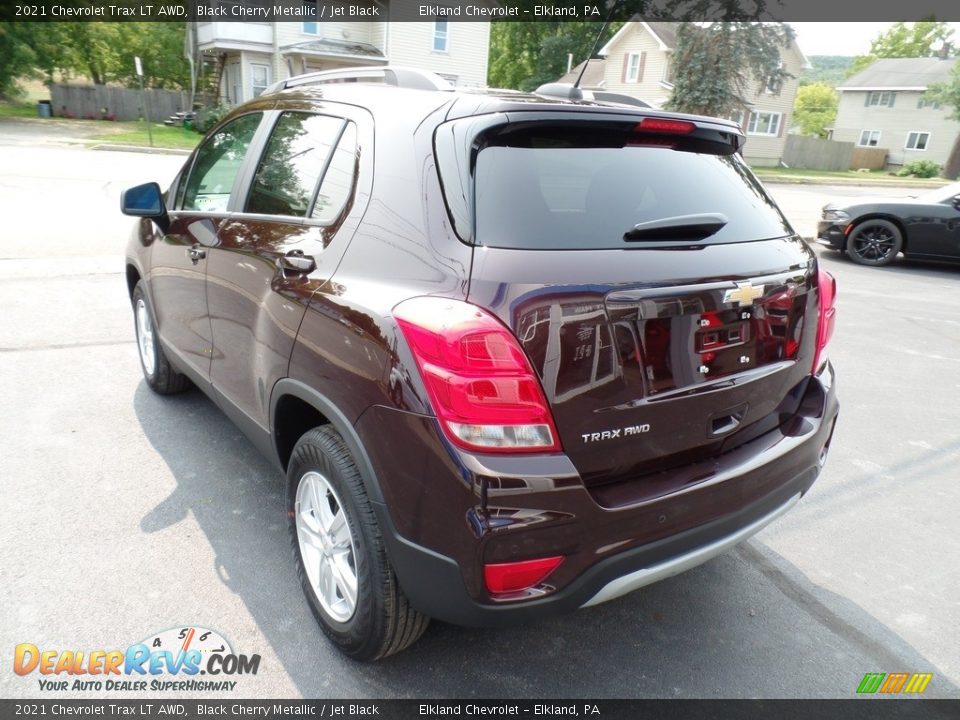 2021 Chevrolet Trax LT AWD Black Cherry Metallic / Jet Black Photo #10