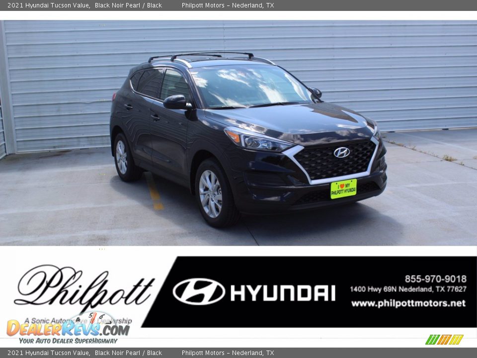2021 Hyundai Tucson Value Black Noir Pearl / Black Photo #1