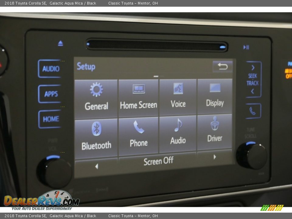 2018 Toyota Corolla SE Galactic Aqua Mica / Black Photo #13