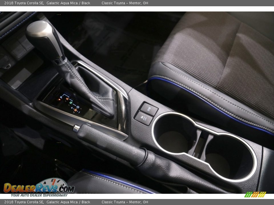 2018 Toyota Corolla SE Galactic Aqua Mica / Black Photo #16