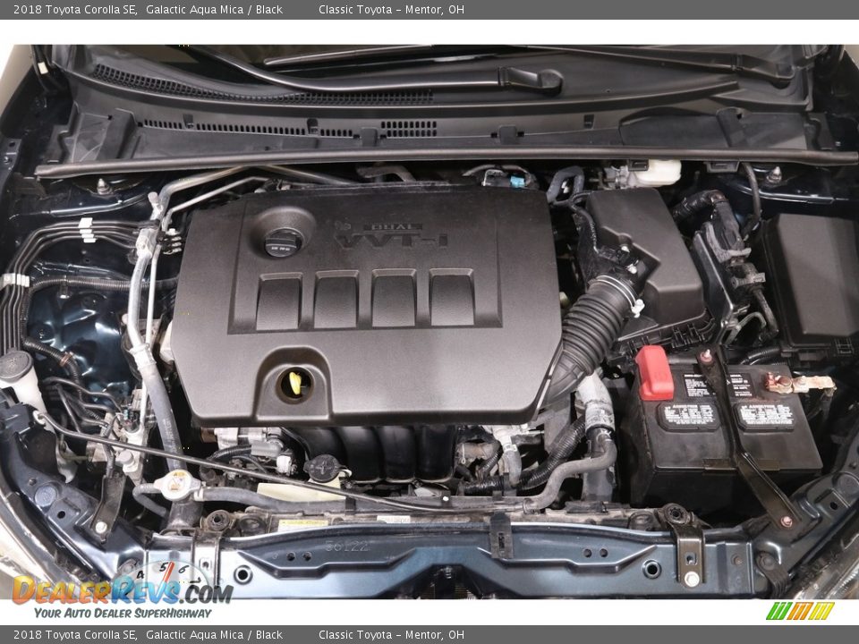 2018 Toyota Corolla SE Galactic Aqua Mica / Black Photo #21