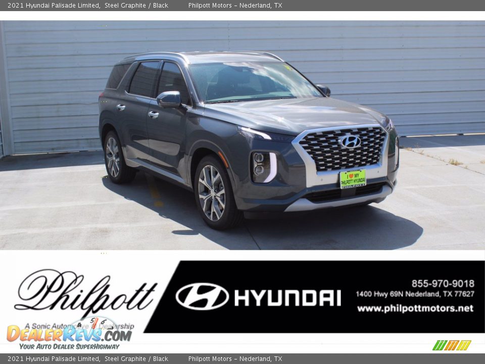 2021 Hyundai Palisade Limited Steel Graphite / Black Photo #1