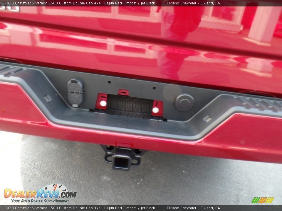 2020 Chevrolet Silverado 1500 Custom Double Cab 4x4 Cajun Red Tintcoat / Jet Black Photo #13