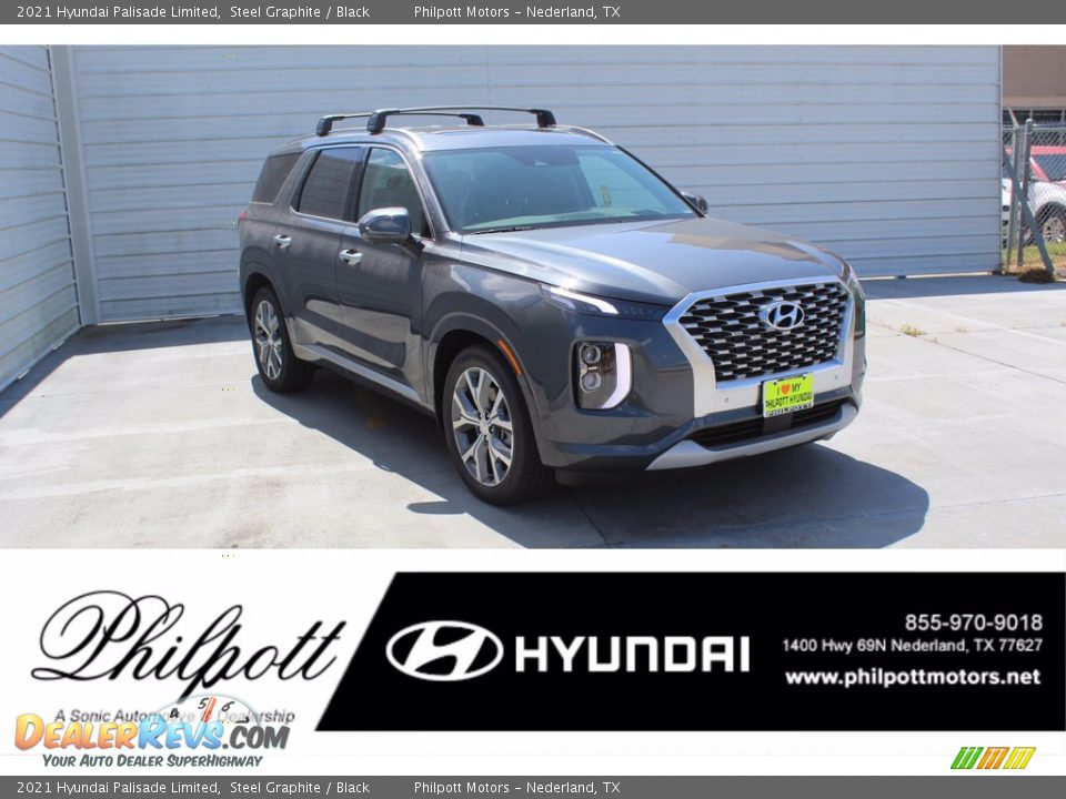 2021 Hyundai Palisade Limited Steel Graphite / Black Photo #1