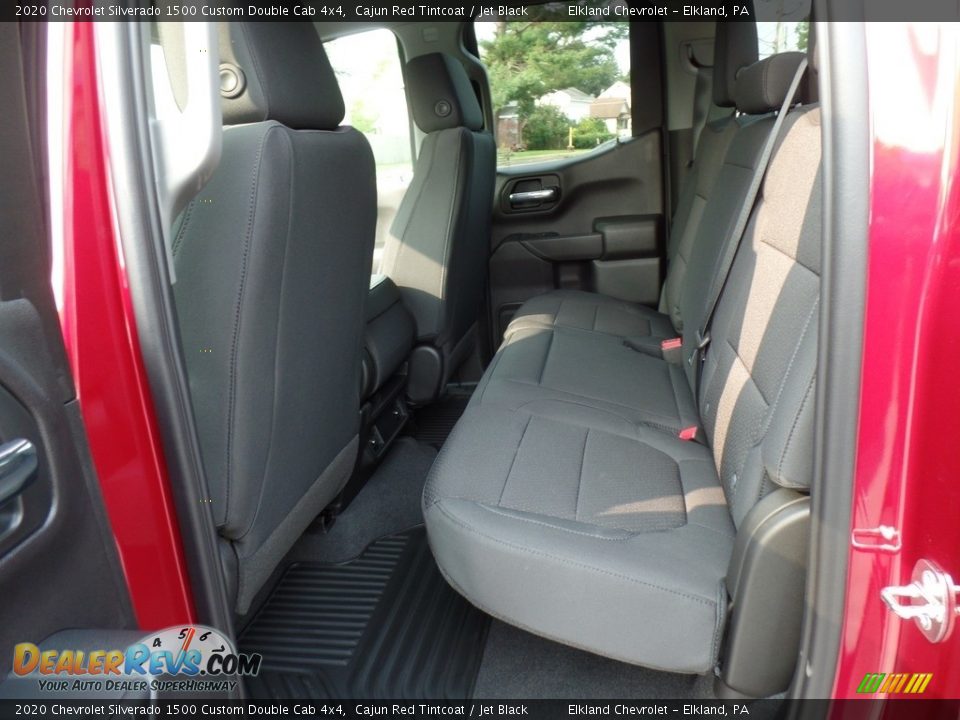 2020 Chevrolet Silverado 1500 Custom Double Cab 4x4 Cajun Red Tintcoat / Jet Black Photo #36