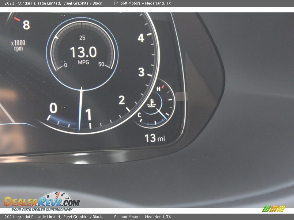 2021 Hyundai Palisade Limited Steel Graphite / Black Photo #14