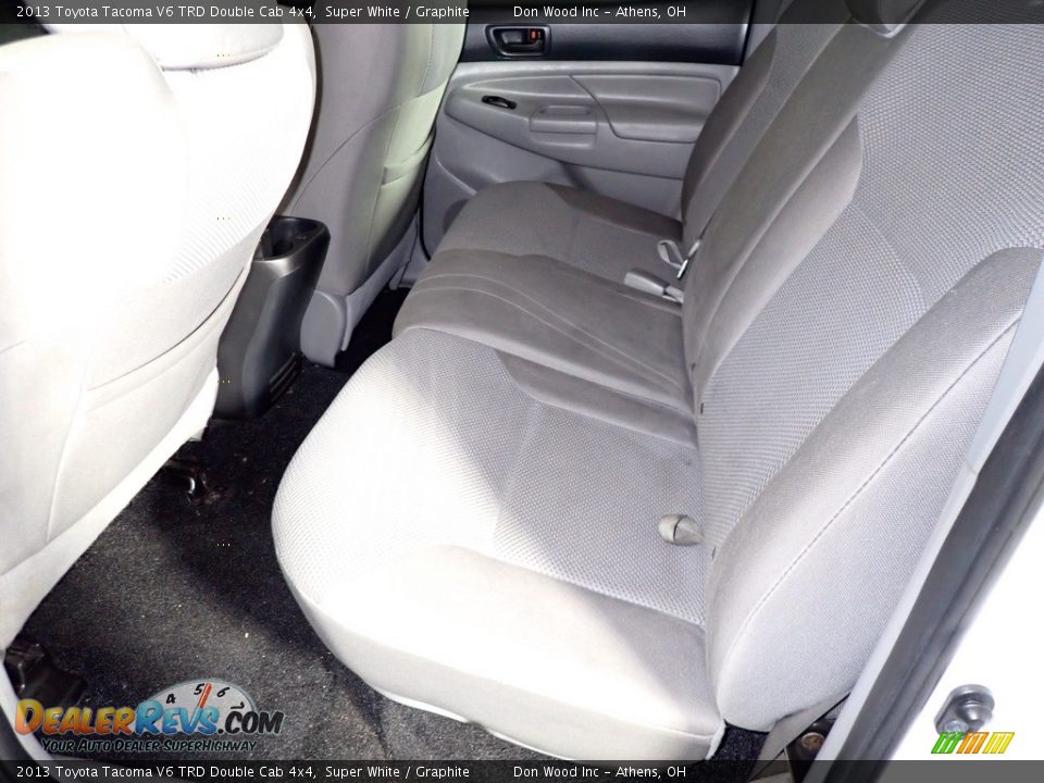 2013 Toyota Tacoma V6 TRD Double Cab 4x4 Super White / Graphite Photo #19