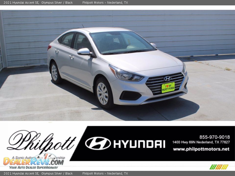 2021 Hyundai Accent SE Olympus Silver / Black Photo #1