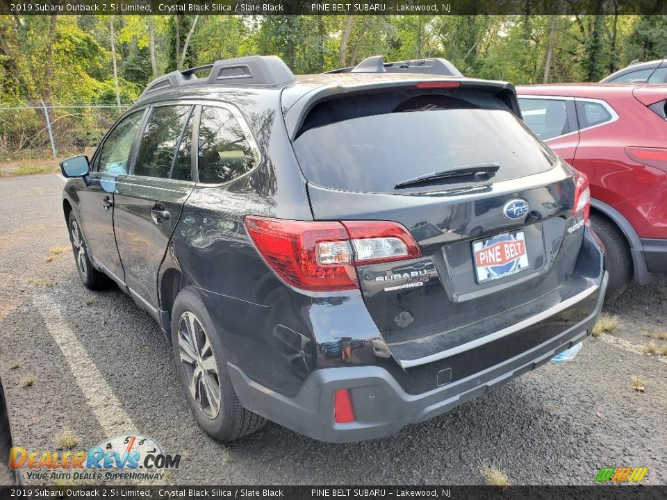 2019 Subaru Outback 2.5i Limited Crystal Black Silica / Slate Black Photo #4