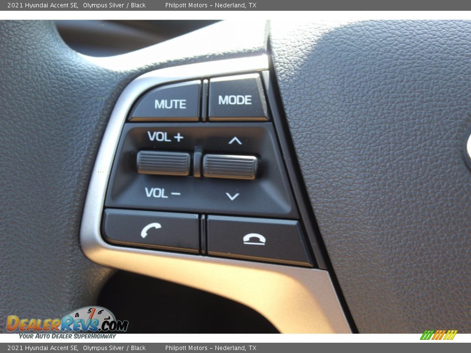 2021 Hyundai Accent SE Steering Wheel Photo #11