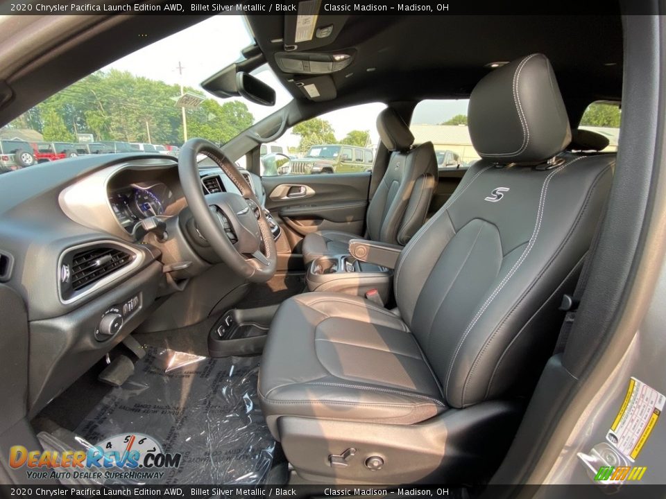 Black Interior - 2020 Chrysler Pacifica Launch Edition AWD Photo #2
