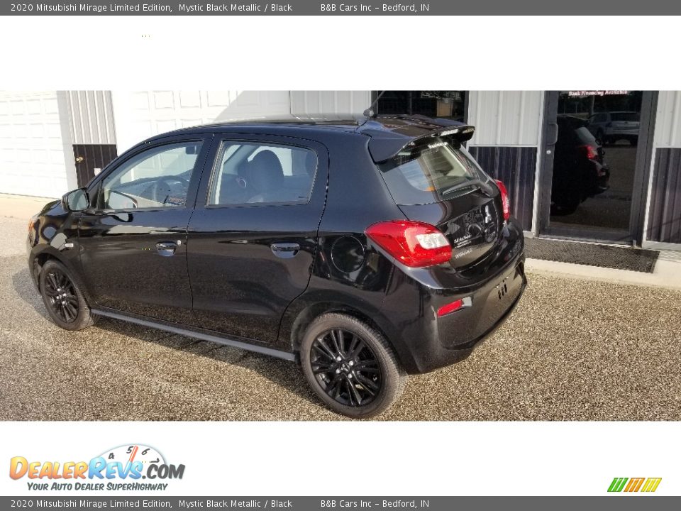 2020 Mitsubishi Mirage Limited Edition Mystic Black Metallic / Black Photo #4