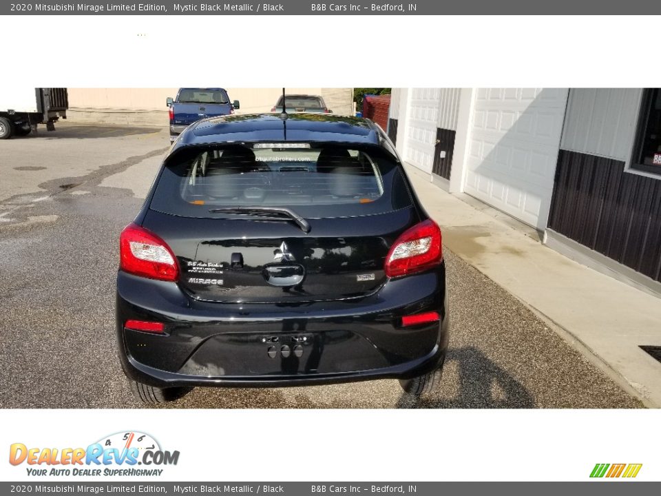 2020 Mitsubishi Mirage Limited Edition Mystic Black Metallic / Black Photo #5