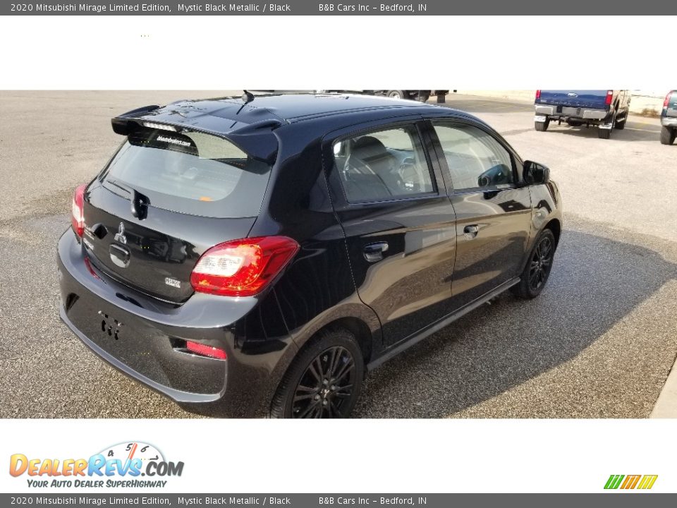 2020 Mitsubishi Mirage Limited Edition Mystic Black Metallic / Black Photo #6