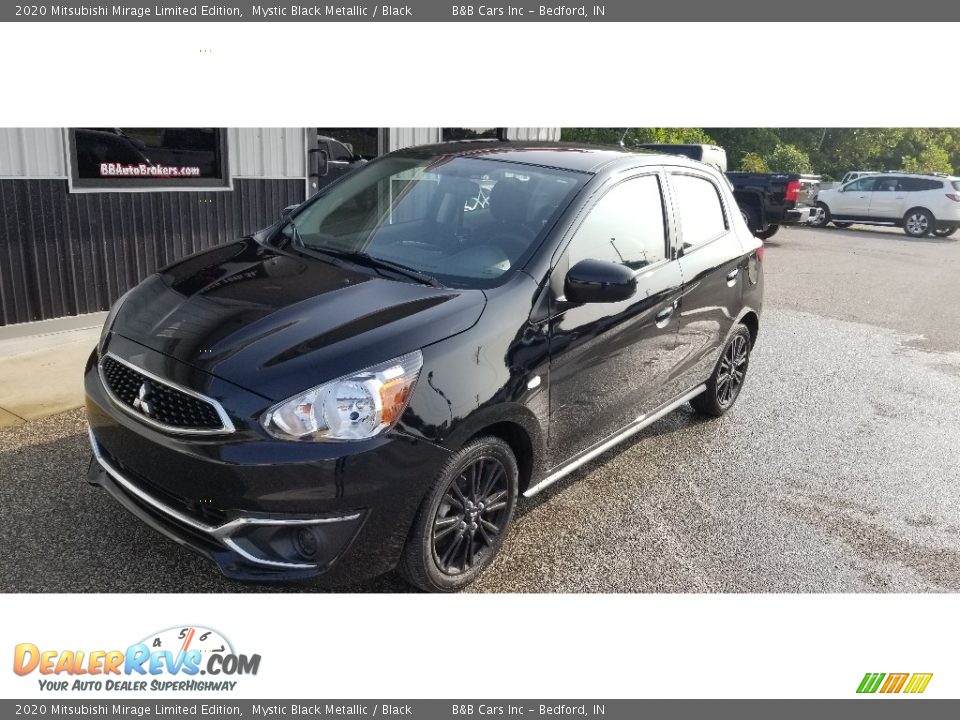 2020 Mitsubishi Mirage Limited Edition Mystic Black Metallic / Black Photo #9