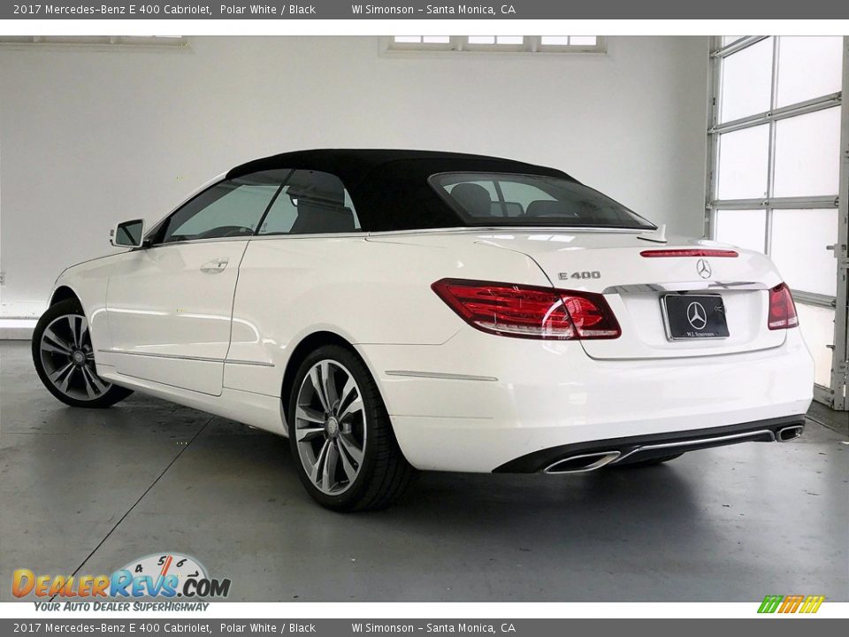 2017 Mercedes-Benz E 400 Cabriolet Polar White / Black Photo #10