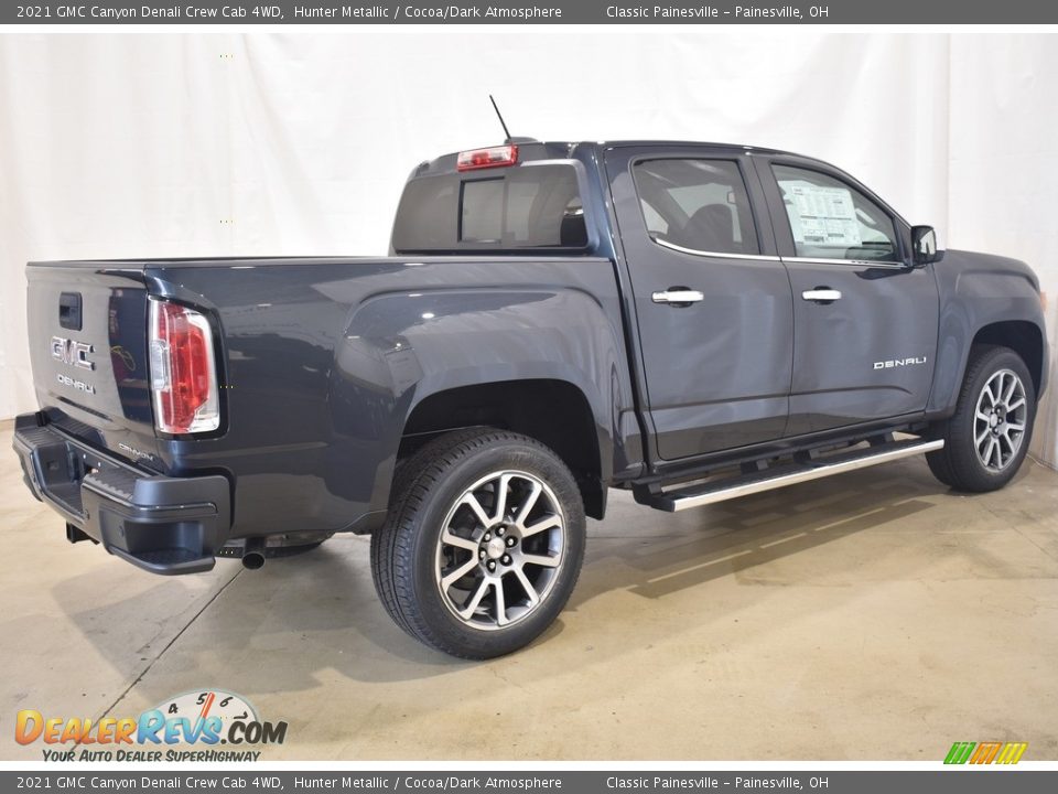 2021 GMC Canyon Denali Crew Cab 4WD Hunter Metallic / Cocoa/Dark Atmosphere Photo #2