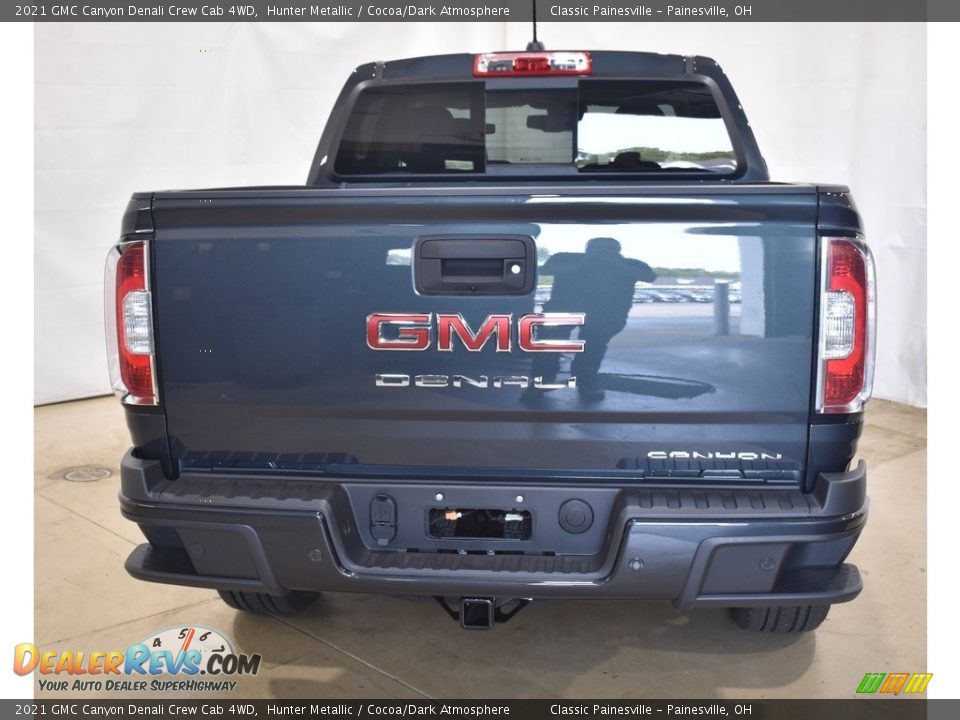 2021 GMC Canyon Denali Crew Cab 4WD Hunter Metallic / Cocoa/Dark Atmosphere Photo #3