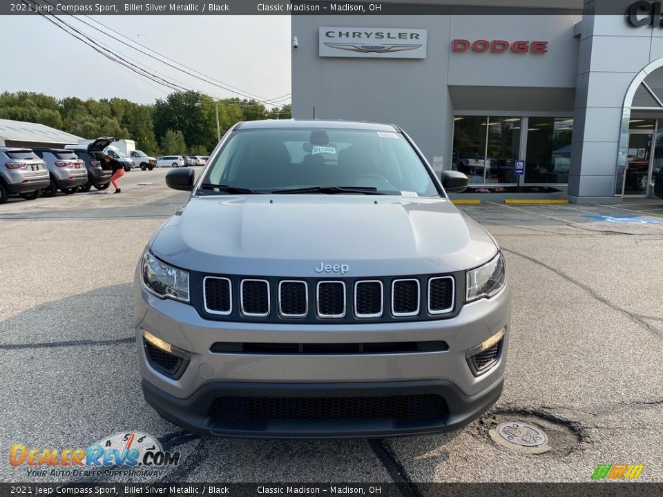 2021 Jeep Compass Sport Billet Silver Metallic / Black Photo #2