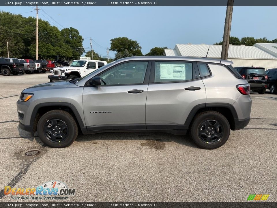 Billet Silver Metallic 2021 Jeep Compass Sport Photo #3