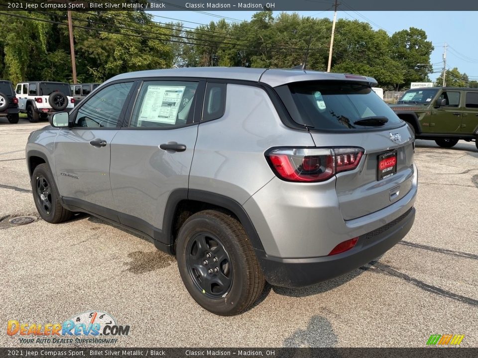 2021 Jeep Compass Sport Billet Silver Metallic / Black Photo #4