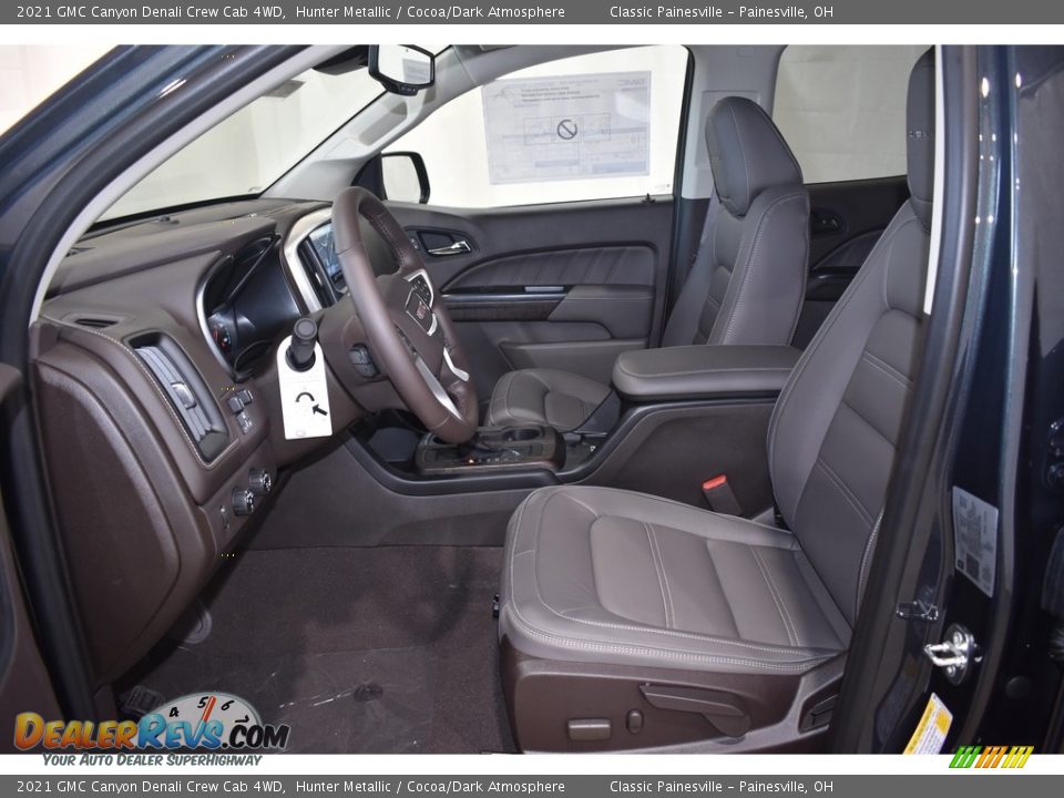Front Seat of 2021 GMC Canyon Denali Crew Cab 4WD Photo #6