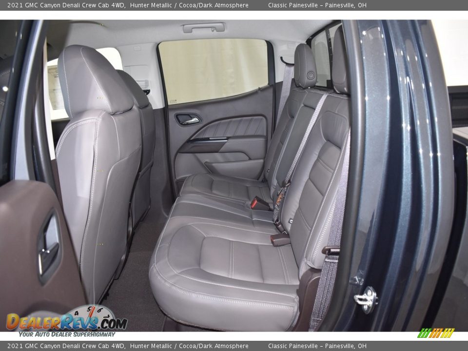 Rear Seat of 2021 GMC Canyon Denali Crew Cab 4WD Photo #7
