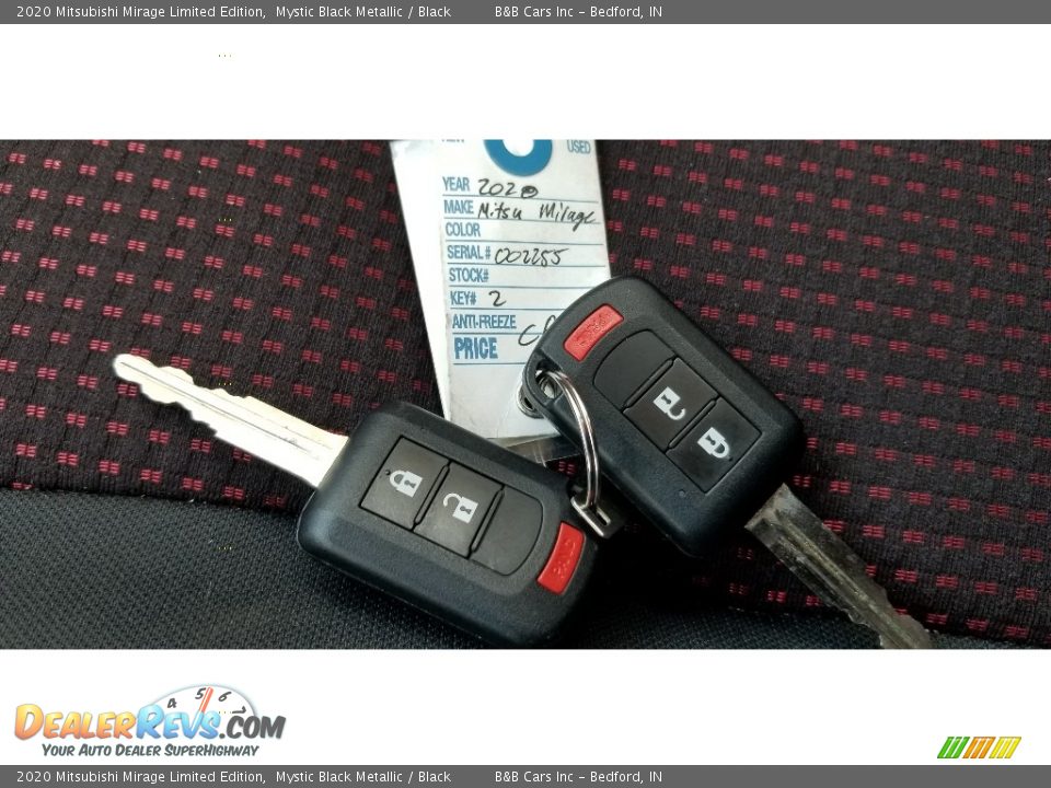 Keys of 2020 Mitsubishi Mirage Limited Edition Photo #21