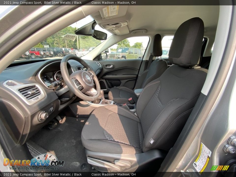 Front Seat of 2021 Jeep Compass Sport Photo #7