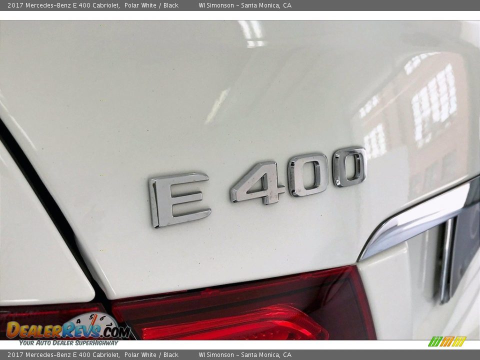 2017 Mercedes-Benz E 400 Cabriolet Polar White / Black Photo #27