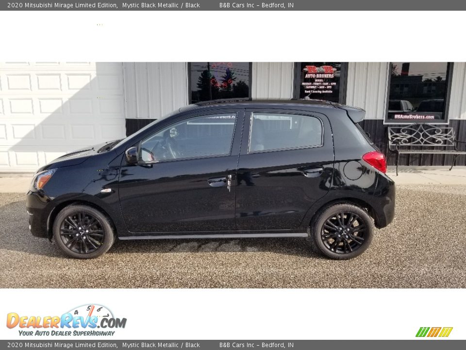 2020 Mitsubishi Mirage Limited Edition Mystic Black Metallic / Black Photo #31