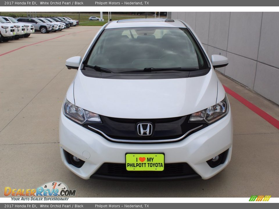 2017 Honda Fit EX White Orchid Pearl / Black Photo #3