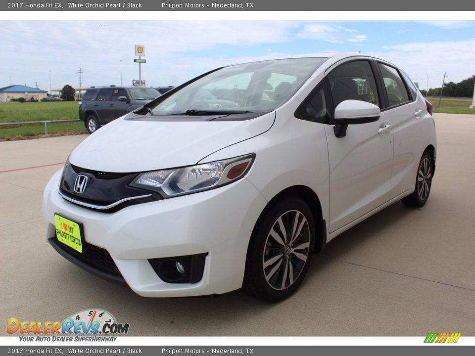 2017 Honda Fit EX White Orchid Pearl / Black Photo #4