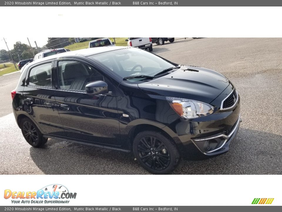 2020 Mitsubishi Mirage Limited Edition Mystic Black Metallic / Black Photo #34