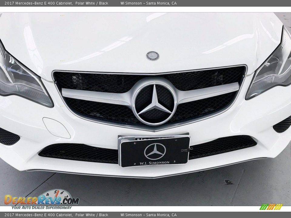 2017 Mercedes-Benz E 400 Cabriolet Polar White / Black Photo #33