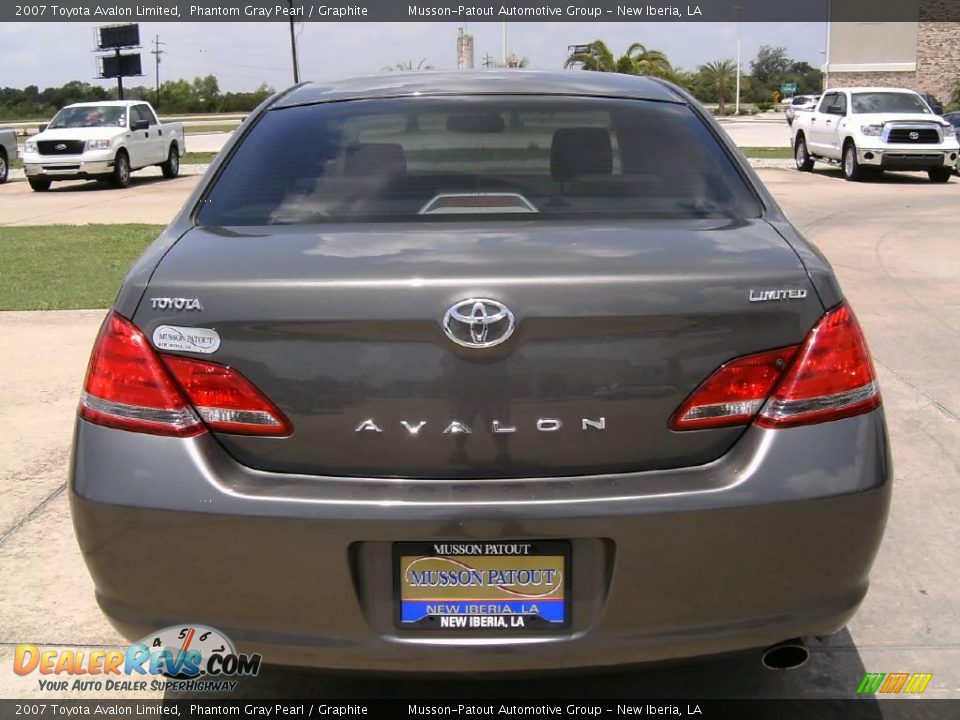 2007 Toyota Avalon Limited Phantom Gray Pearl / Graphite Photo #6