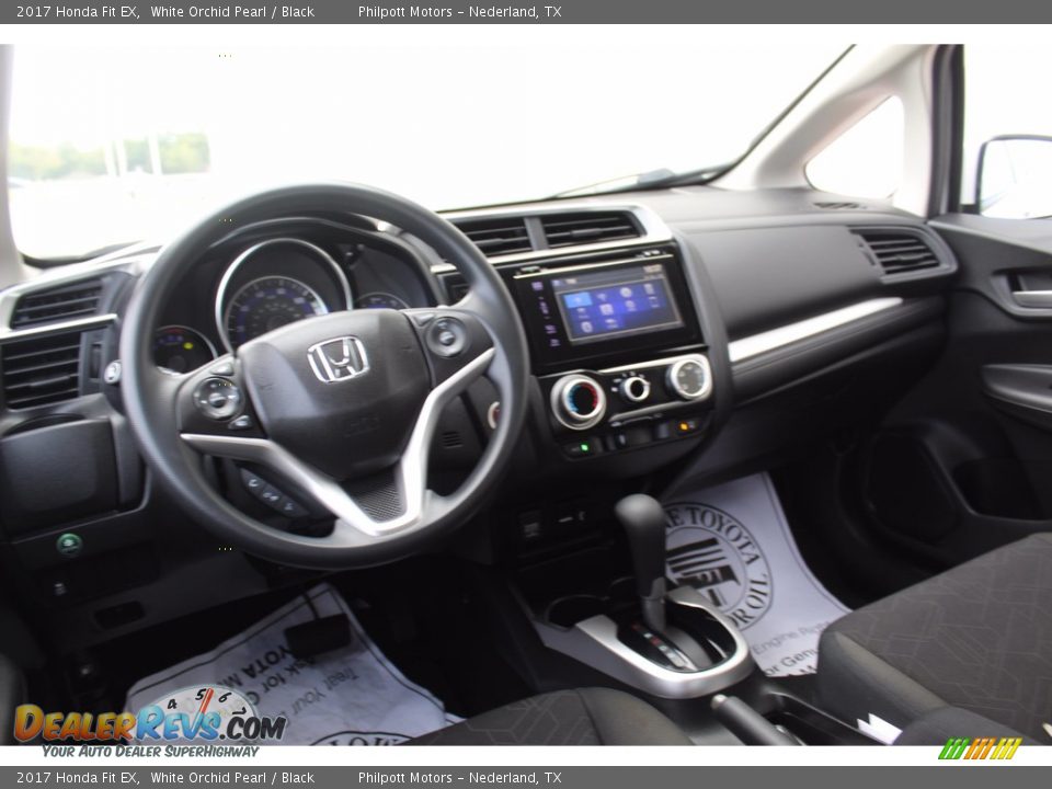 2017 Honda Fit EX White Orchid Pearl / Black Photo #20